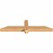 Ekena Millwork Eugene Smooth Timber Gable Bracket, Western Red Cedar, 48"W x 12"H x 3 1/2"D x 3 1/2"F, 6/12 Pitch GBW048X12X0404EUG00SWR - alternate 2
